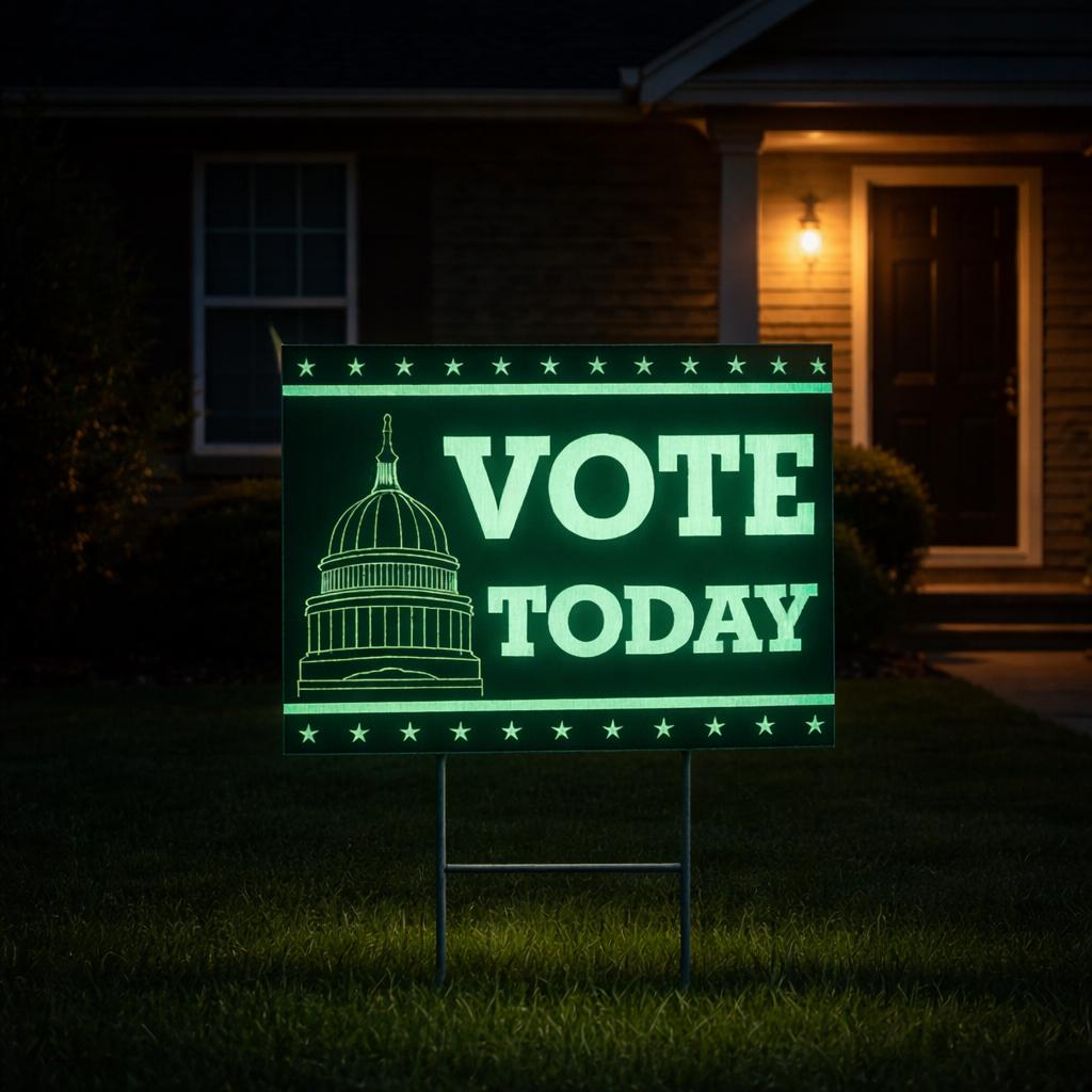 GlowSign Pro - Glow-in-the-Dark Yard Signs That Shine 24/7